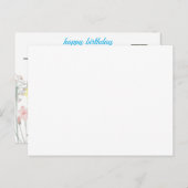 Geburtskarte Postkarte (Vorne/Hinten)