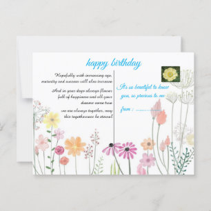 Geburtskarte Postkarte