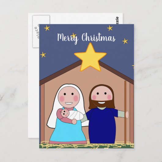 Geburtskarte Postkarte (Vorne/Hinten)