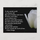 Geburtskarte Postkarte (Vorderseite)