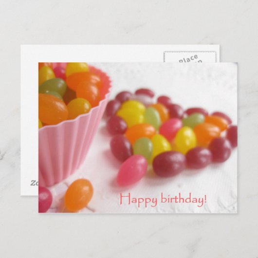 Geburtskarte Postkarte (Vorne/Hinten)