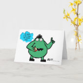 Geburtskarte "Puddigan". Karte (Gelbe Blume)