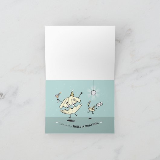 Geburtskarte| Schellfisch Dankeskarte (Innenseite)