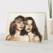 Geburtskarte "Schwester" Karte (Vorderseite)