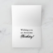 Geburtskarte: Skateboarder Karte (Innenseite)