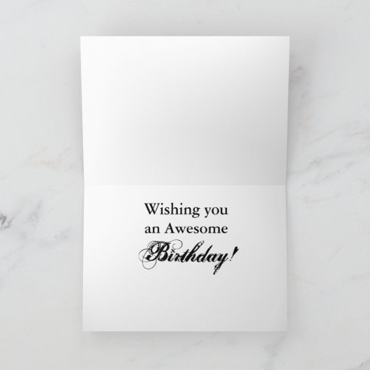 Geburtskarte: Skateboarder Karte (Innenseite)