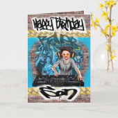 Geburtskarte Son Karte (Gelbe Blume)