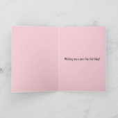 Geburtskarte | Sphynx Cat Lady with Birthday Cake Karte (Innenseite)