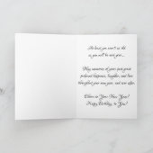 Geburtskarte "Stains of Better Days" Karte (Innenseite)