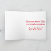 Geburtskarte "Stillwater Riverboat" Karte (Innenseite)