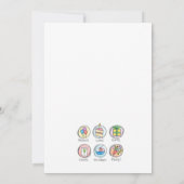 Geburtskarte - Tagesapplikationen Ankündigung (Rückseite)