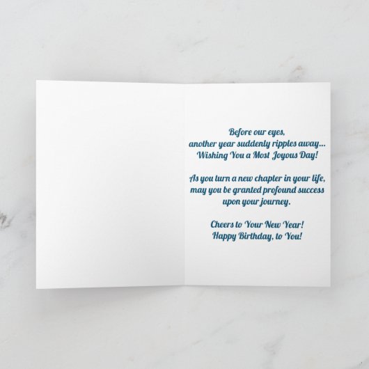 Geburtskarte "The Buoys Hibernate" Karte (Innenseite)