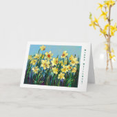 Geburtskarte von Daffodil Karte (Gelbe Blume)