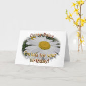 Geburtskarte von Daisy Beliebt Karte (Gelbe Blume)