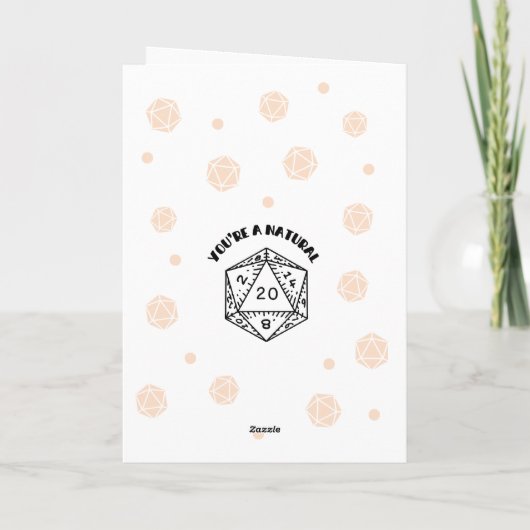 Geburtskarte von Dungeons & Dragons Karte (Rückseite)