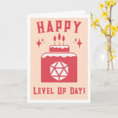 Geburtskarte von Dungeons & Dragons Karte (Gelbe Blume)