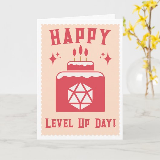 Geburtskarte von Dungeons & Dragons Karte (Gelbe Blume)