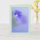 Geburtskarte von Godmutter mit Petunia Karte (Gelbe Blume)