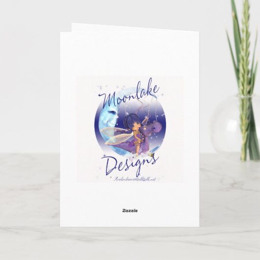 Geburtskarte von Godmutter - Sonnenblume und Libel Karte (Rückseite)