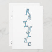 Geburtskarte von Hunden und Katzen, die Katzen und Dankeskarte (Vorne/Hinten)