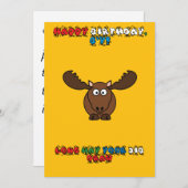 Geburtskarte von Neufundland Feiertagskarte (Vorne/Hinten)