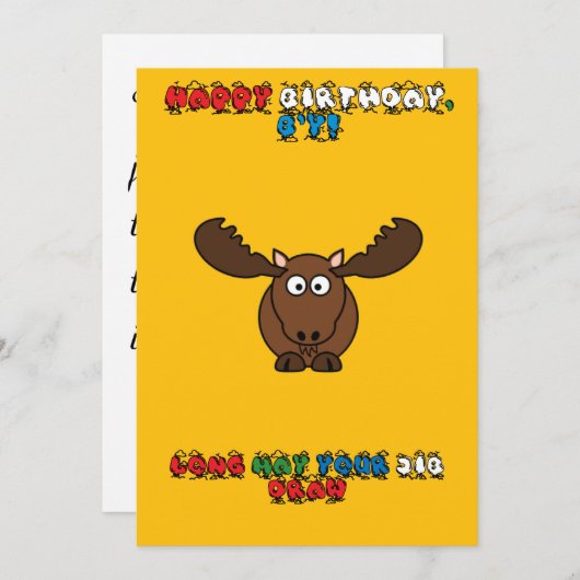 Geburtskarte von Neufundland Feiertagskarte (Vorne/Hinten)