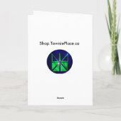 Geburtskarte von Neufundland Karte (Rückseite)