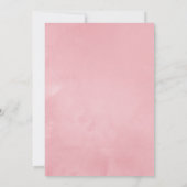 Geburtskarte von Pastel Blush Greenerity Ankündigung (Rückseite)