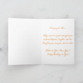 Geburtskarte von "Rows of Mais" Karte (Innenseite)