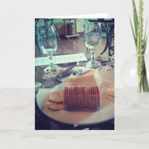 Geburtskarte "Weinprobe" Karte