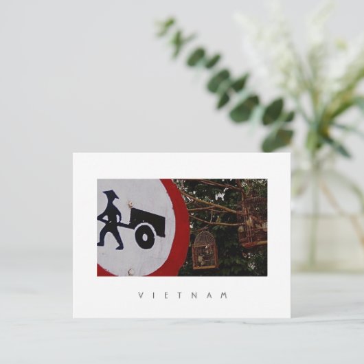 Geburtskarten Postkarte (Stehend Vorderseite)