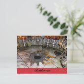 Geburtskirche Bethlehem Postkarte (Stehend Vorderseite)