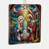 Geburtskirche-Buntglas-Kunst – Heiligabend der Hei Keramikornament (Rechts)
