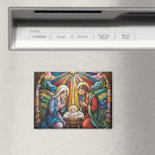 Geburtskirche-Buntglas-Kunst – Heiligabend der Hei Magnet (In Situ (Geschirrspüler))