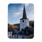 Geburtskirche, Esch-sur-Sure, Luxemburg Magnet (Vertikal)