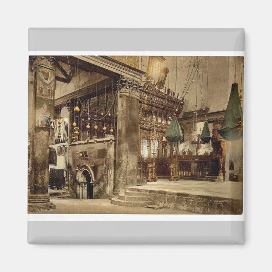 Geburtskirche (innen), Bethlehem, Heilig Magnet (Vorne)