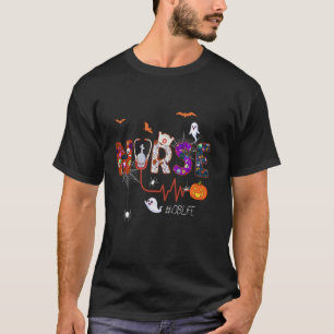 Geburtskrankenschwester Geburtshilfe Grusel-Hallow T-Shirt