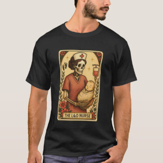 Geburtskrankenschwester Tarotkarte Geburt Geburtsw T-Shirt