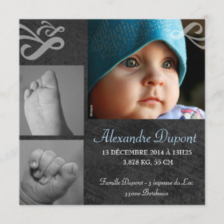 Geburtsmeldung Junge Ankündigung