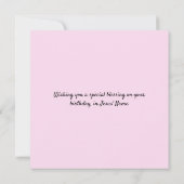 Geburtsmonat Blume AUGUST Christlich Geburtstag Karte (Rückseite)