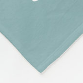 Geburtsmonat Blume, August Kalligraphie Name Fleecedecke (Ecke)