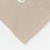 Geburtsmonat-Blume, Februar Kamel-Script-Name Fleecedecke (Ecke)