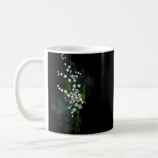 Geburtsmonat Blume Geboren im Mai Lily des Tals Kaffeetasse
