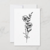 Geburtsmonat-Blume im Februar Mitteilungskarte (Vorderseite)