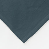 Geburtsmonat-Blume, Januar Blue Script Name Fleecedecke (Ecke)
