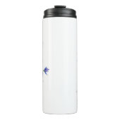 Geburtsmonat Blume Juli Larkspur Thermosbecher (Vorderseite)