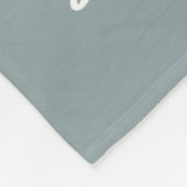 Geburtsmonat-Blume, Mai-Kalligraphiename Fleecedecke (Ecke)