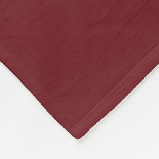 Geburtsmonat-Blume, Maroon-Script-Name im Januar Fleecedecke (Ecke)