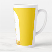 Geburtsmonat Blume März affodil Personalisiert Milchtasse (Rechts)