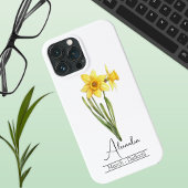 Geburtsmonat Blume März iPhone Hülle